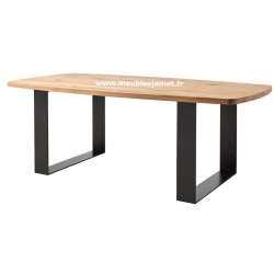 Table Style Contemporain chêne et métal Réf. C P2 DO
