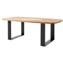 Table Style Contemporain chêne et métal Réf. C P2 DO