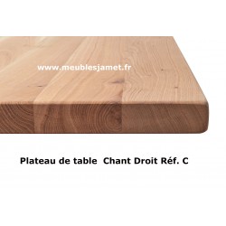 Table Style Contemporain  chêne et métal C P2 DO