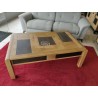 Table basse dessus PATCHWORK en chêne Réf. JMJ