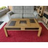 Table basse dessus PATCHWORK en chêne Réf. JMJ
