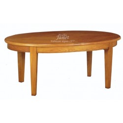 Table Ovale en chêne pied fuseau Réf. T5113