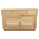 Buffet Bahut 2 portes coulissantes style Contemporain Réf.STRASBOURG