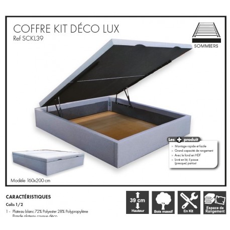 Sommier Coffre KIT DECO LUX SOMOUEST