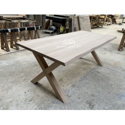 Table de repas style Contemporain en chêne massif BRECEY