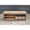 Meuble TV Style Industriel Bois et métal