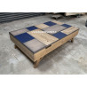 Table basse deux plateaux relevables chêne et métal MESNIL EN OUCHE