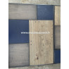 Table basse deux plateaux relevables chêne et métal MESNIL EN OUCHE
