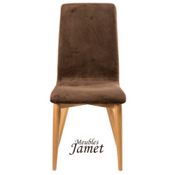 Chaise YAM Coque Piètement Conique en Chêne massif