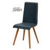 Chaise YAM Coque Piètement Fuseau en chêne massif