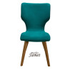 Chaise NEO Coque piètement fuseau en chêne massif