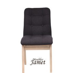 Chaise ODYSSEE Coque piètement carré en chêne massif