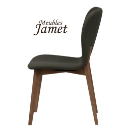 Chaise JACOBSON Coque Piètement fuseau Biseauté en chêne massif