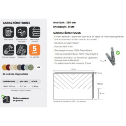 Tête de lit CHEVRON - SOMOUEST
