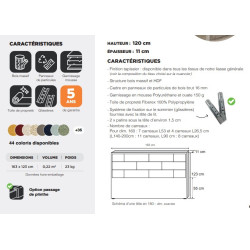 Tête de lit BRIQUE - SOMOUEST