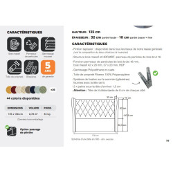 Tête de lit IMPERIALE - SOMOUEST