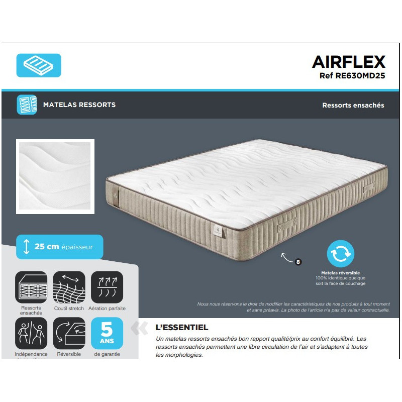Matelas AIRFLEX Mousse - SOMOUEST