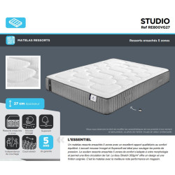 Matelas STUDIO Ressorts - SOMOUEST
