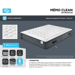 Matelas MEMO CLEAN  RE400V28