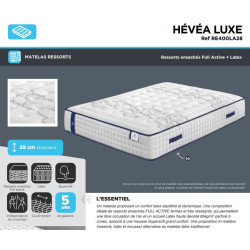 Matelas HEVEA LUXE  Ressorts - SOMOUEST