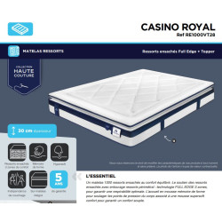 Matelas CASINO ROYAL Ressorts - SOMOUEST
