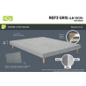 Sommier REF3 GRIS LB 13  Tapissier - SOMOUEST