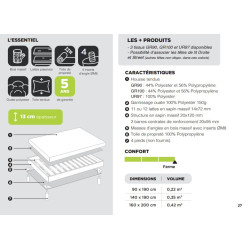 Sommier REF3 GRIS LB 13  Tapissier - SOMOUEST