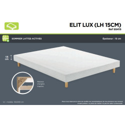 Sommier ELIT LUX LH 15CM Tapissier - SOMOUEST