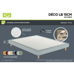 Sommier DECO LB 15CM  Déco - SOMOUEST