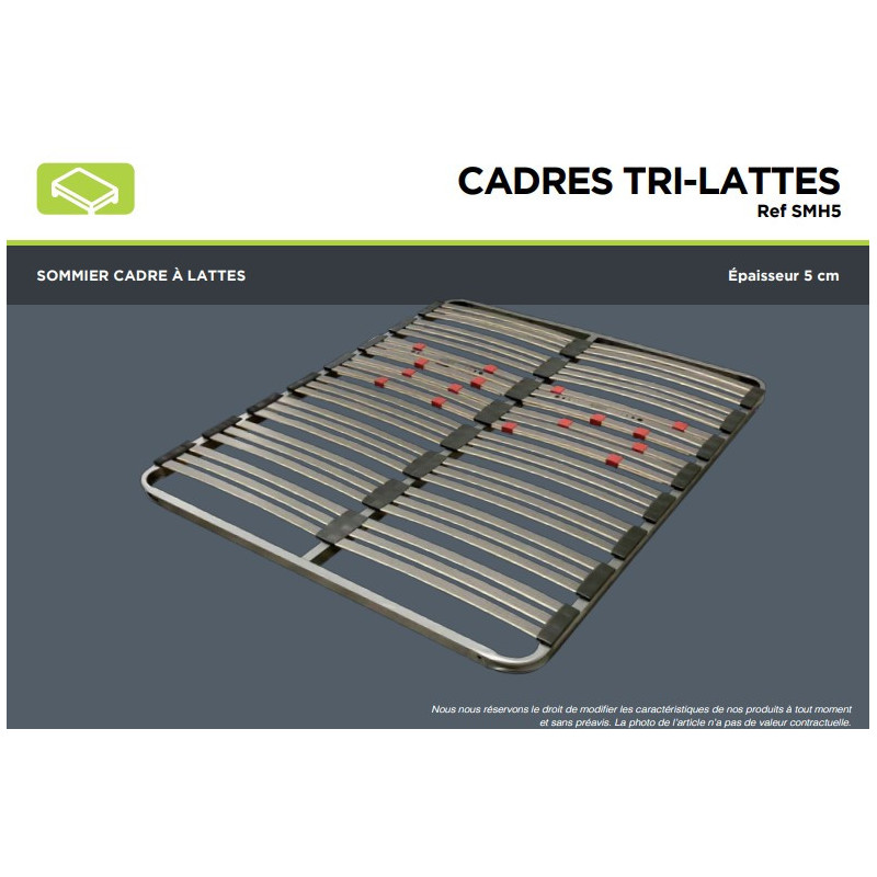 Sommier CADRES TRI-LATTES - SOMOUEST