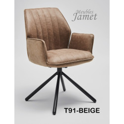 Fauteuil JOKARI Piètement Métal