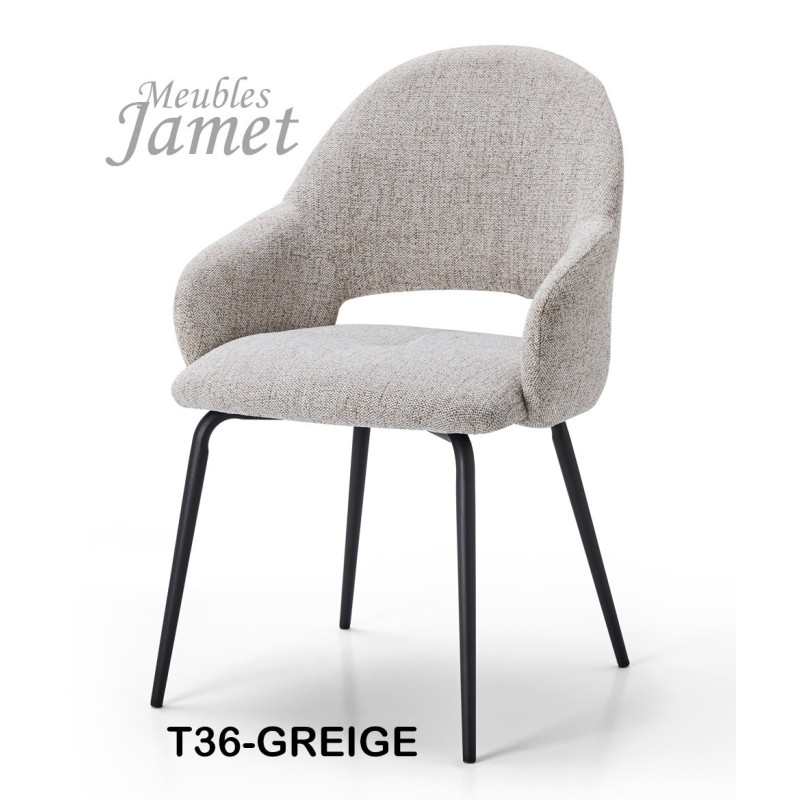 Fauteuil QUEEN Piètement Métal