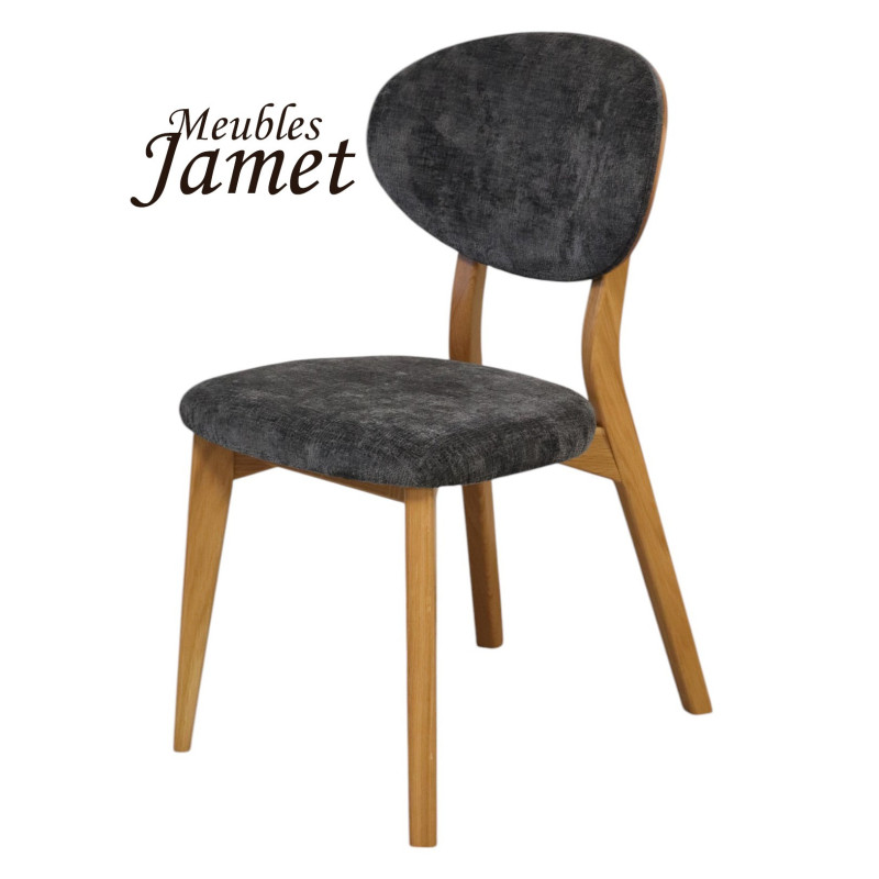 Chaise THALES THCMU Dossier bois Style contemporain