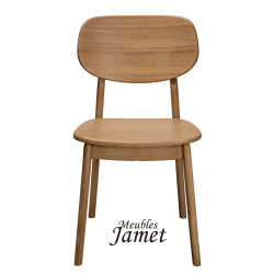 Chaise - HAVA - Style Contemporain en Chêne