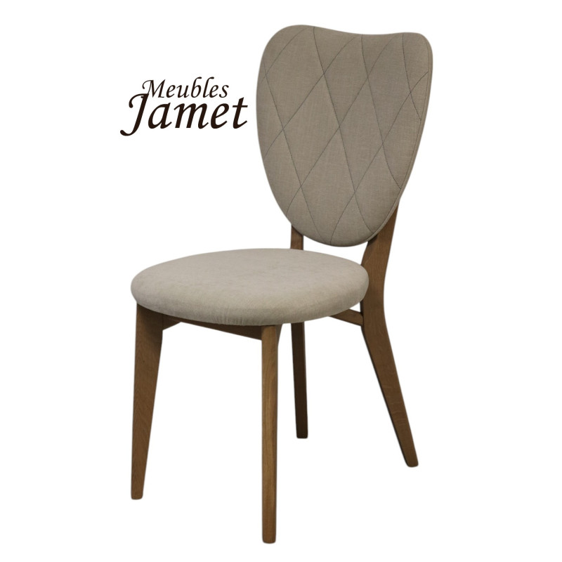 Chaise - COSY - Style Contemporain Piètement chêne