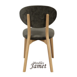 Chaise THALES THCTI - Chêne et Tissu
