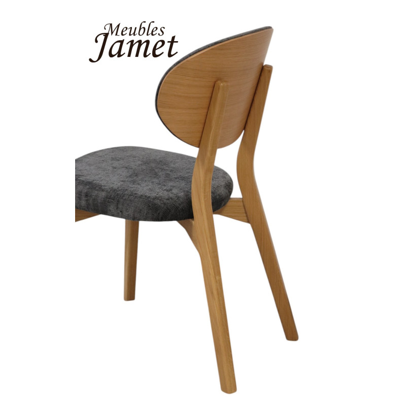 Chaise -THALES THCMU - Chêne assise et dos miltipli chêne