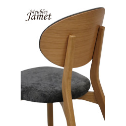 Chaise -THALES THCMU - Chêne assise et dos miltipli chêne