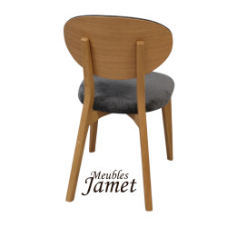 Chaise -THALES THCMU - Chêne assise et dos miltipli chêne