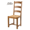 Chaise - VILLAGE - Rustique Chêne Massif