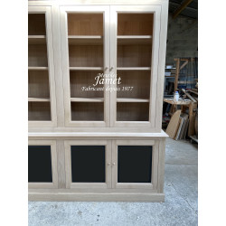 Deux Corps Vaisselier Contemporain en 100 % Chêne massif