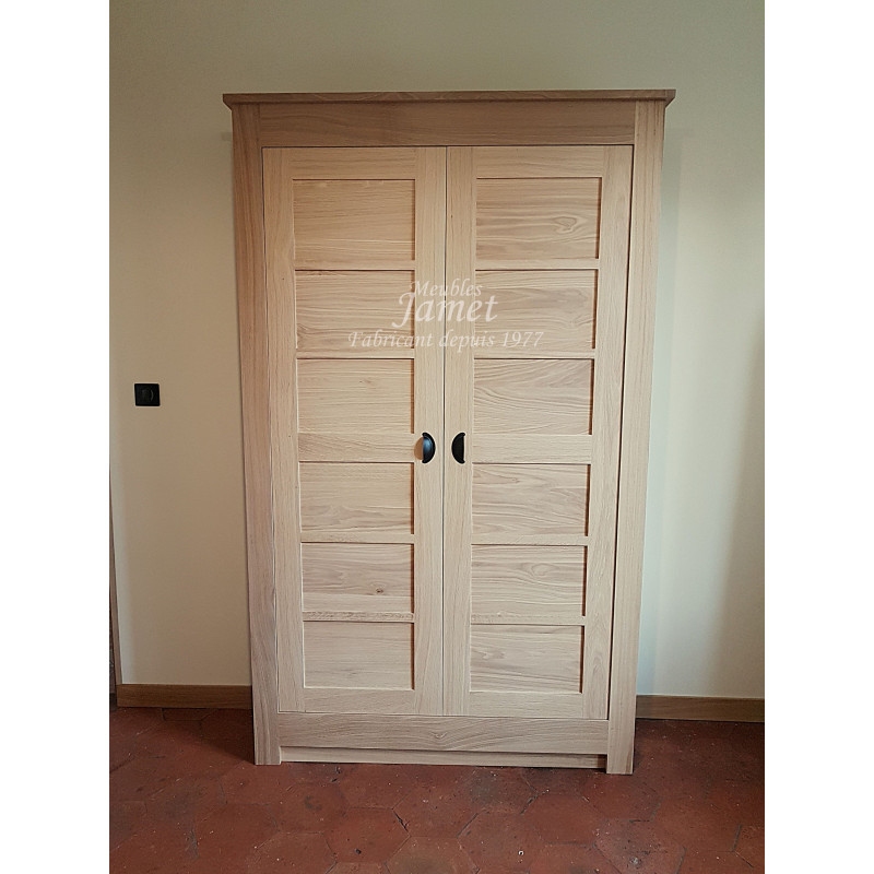 Armoire Style Contemporain en chêne massif