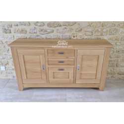 Meuble bas Contemporain 100% chêne massif