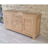 Meuble bas Contemporain 100% chêne massif