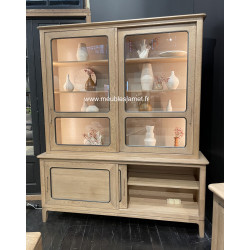 Bibliothèque style contemporain portes coulissantes