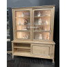 Meuble vaisselier 2 portes coulissantes vitrées