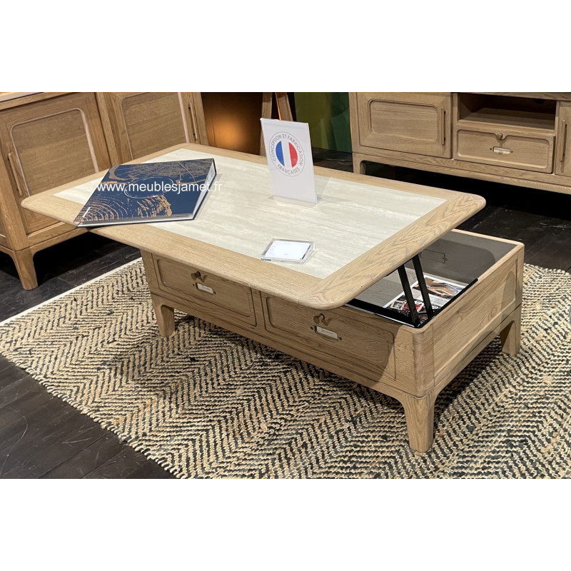 Table basse 1 plateau relevable