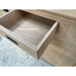 Meuble Vaisselier style contemporain 100 % Chêne Massif