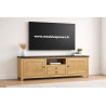 Meuble TV Style Atelier chêne massif