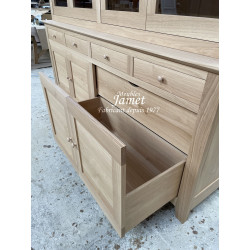 Meuble Bibliothèque style Contemporain fabrication sur mesure en chêne massif